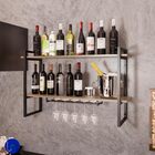 Adega Bar Prateleira Nicho Industrial Suporte Taça Mdf Qualid