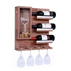 Adega Barzinho De Parede Porta Vinho E Rolhas Alf34m