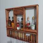 Adega Bebidas Vinho Madeira 80x70 6 Garrafas 14 Espetos