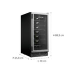 Adega Brastemp 28 Garrafas Com Painel Eletrônico - Bzb28ae 22