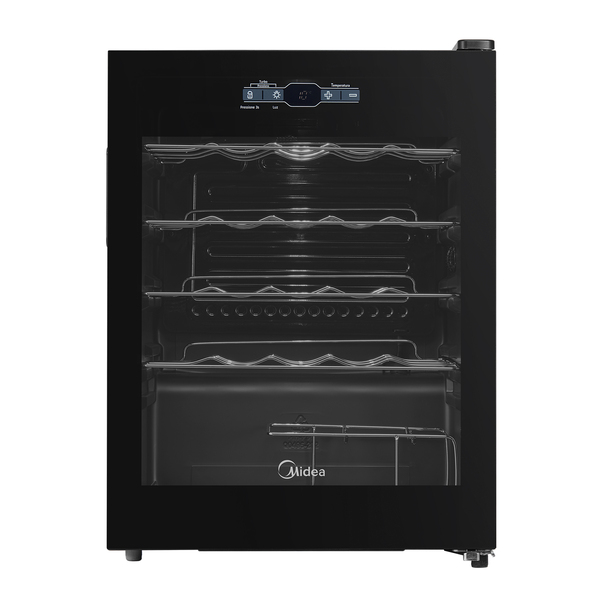 Adega Climatizada para 24 Garrafas Midea Inverter MDRW110FGGGL3 Bivolt Painel Touch