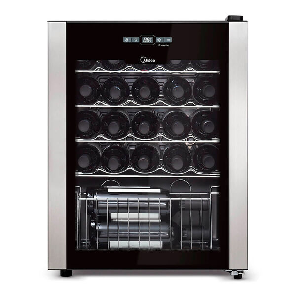 Adega Climatizada De Vinhos 24 Garrafas Midea Wbb241 - 127v