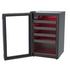 Adega Color Light 24 Garrafas Preto Porta Invertida 220v