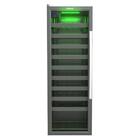 Adega Color Light 50 Garrafas Cinza Porta Invertida 220v