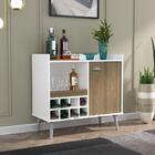 Adega Com 1 Porta - Branco/avelã