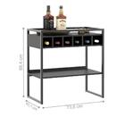 Adega Com Prateleira Suzy