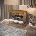 Adega Dakar Branco/madeira - Tebarrot Móveis