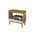 Adega Dakar Branco/madeira - Tebarrot Móveis