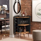 Adega De Canto Malbec Cor Preto/nature - Comprar Moveis Em Ca