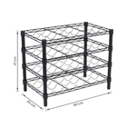 Adega de Metal 47x60x35 Preta Spaceo