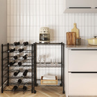 Adega de Metal 47x60x35 Preta Spaceo