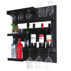 Adega De Parede Com 05 Prateleiras E Suporte Para Até 6 Taças