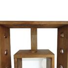 Adega De Vinho Em Madeira Para 10 Garrafas E 10 Taças Imbuia