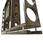 Adega De Vinho Em Madeira Porta Rolhas Para 10 Garrafas Ipê