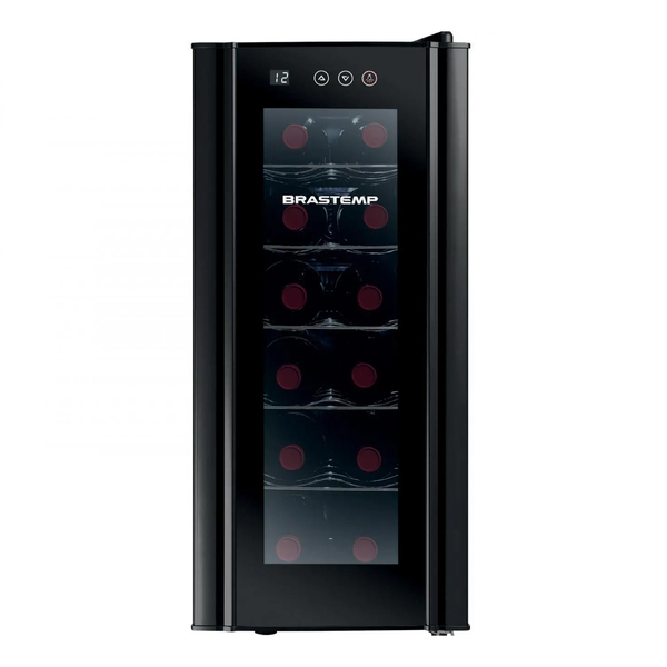 Adega de Vinhos 12 Garrafas Painel Touch 220V Brastemp