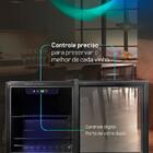 Adega De Vinhos Compressor Hq 36 Litros 12 Garrafas Preto Hq-