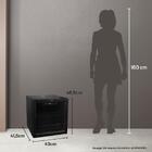 Adega De Vinhos Compressor Hq 36 Litros 12 Garrafas Preto Hq-