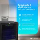 Adega De Vinhos Compressor Hq 36 Litros 12 Garrafas Preto Hq-