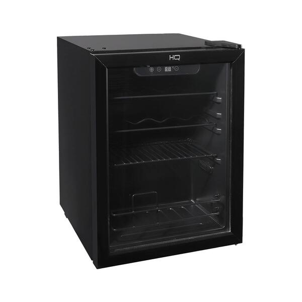 Adega De Vinhos Compressor Hq 48 Litros 16 Garrafas Preto Hq-