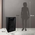 Adega De Vinhos Compressor Hq 75 Litros 24 Garrafas Preto Hq-