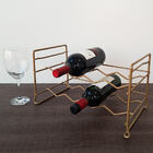 Adega Empilhável 8 Garrafas Vinho Suporte Garrafeira Horizont