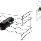 Adega Empilhável 8 Garrafas Vinho Suporte Garrafeira Horizont