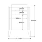 Adega Escócia Lukaliam Móveis Preto Fosco