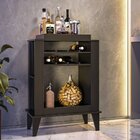 Adega Escócia Lukaliam Móveis Preto Fosco