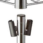 Adega Estante Arame Aço Cromado 3 Prateleiras 27 Garrafas Vin