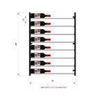 Adega Estante Garrafas Vinho Garrafeiros GT 100 2Lx2P