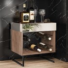 Adega Industrial Com Espelho Platinum Decor