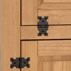 Adega Madeira 16 Garrafas Com Porta Taça Rústico - Madeirado