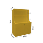 Adega Mini Bar Armário Suspenso Para Bebidas Copos E Taças Po