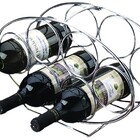 Adega Oval Para 6 Garrafas Aço Cromado