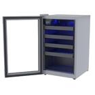 Adega Piubella 100 Para 24 Garrafas Cinza Porta Invertida