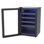 Adega Piubella 100 Para 24 Garrafas Preto Porta Invertida