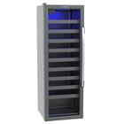 Adega Piubella 200 Para 50 Garrafas Cinza Porta Invertida