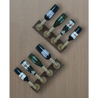 Adega Porta Vinhos E Garrafas Estilo Industrial Dourado Laca