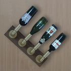 Adega Porta Vinhos E Garrafas Estilo Industrial Dourado Laca