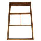 Adega Rústica Multiúso De Parede 4 Repartições Madeira Pinus