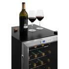 Adega Suggar Lyon Digital 13 Garrafas Preta E Inox 220v