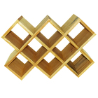 Adega Tipo Colmeia Para 8 Garrafas Arrigo Móveis Pinus Verniz