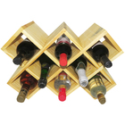 Adega Tipo Colmeia Para 8 Garrafas Arrigo Móveis Pinus Verniz