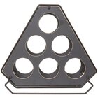 Adega Triangular De Bancada 6 Garrafas Preto