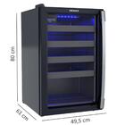 Adega Venax Piubella 100 Para 24 Garrafas Porta Invertida Pre