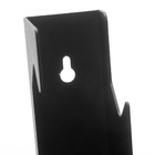 Adega Vertical Barra Vinho - 12 Garrafas Aço - Preto Fosco