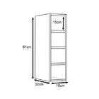 Adega Vertical Karen Nature Peternella Móveis