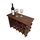 Adega Vinho Madeira 15 Garrafas Tipo Mesinha Cor Imbuia C05 C