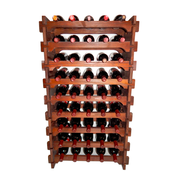 Adega Vinho Madeira 45 Garrafas Cor Imbuia C05 Cevey Adegas E