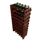 Adega Vinho Madeira 50 Garrafas Cor Imbuia C05 Cevey Adegas E